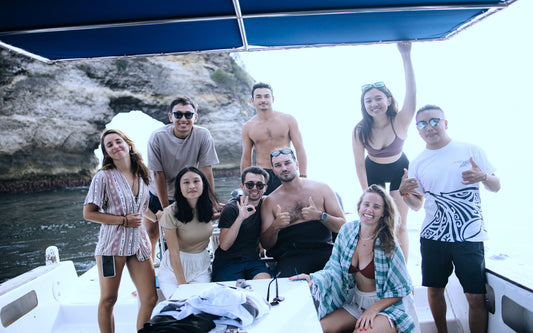 Scenic view of Nusa Penida Bali, departure point for Toyapakeh drift diving with Orana Dive Center